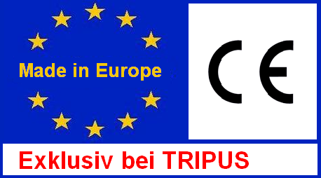 Dieses Tripusprodukt wird in Europa hergestellt - Made in Europe Dieses Tripusprodukt wird in Europa hergestellt - Made in Europe
